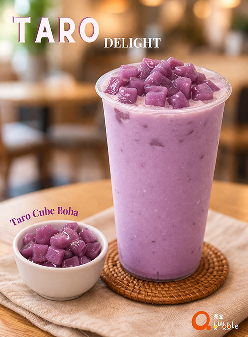 Qbubble premium boba toppings and bubble tea ingredients