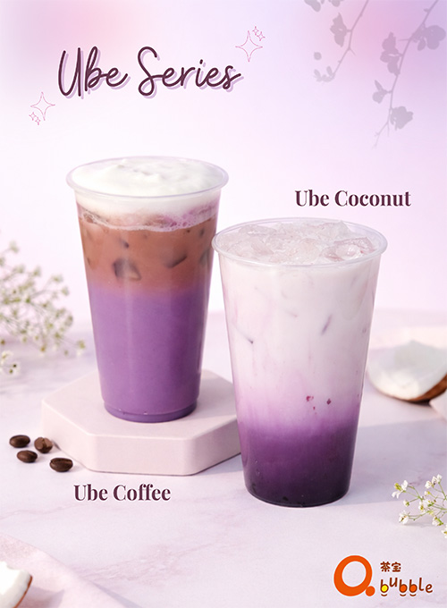 Qbubble – Dreamy Ube Series Ube Iced Coffee Ube Coconut